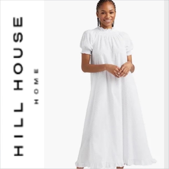 Hill House Dresses & Skirts - Hill House Caroline Nap dress size S Swiss dot white